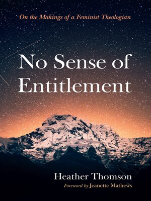 cover image of No Sense of Entitlement